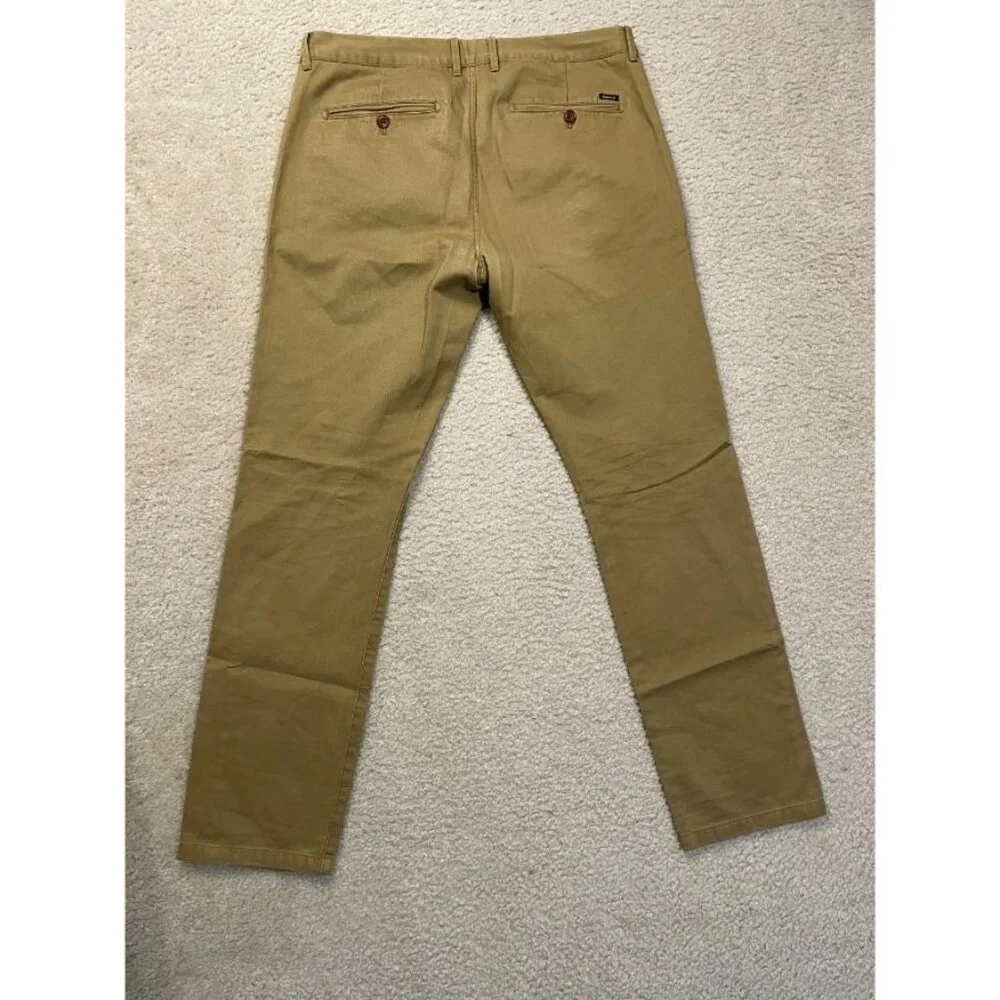 Simwood Slim Chino Pants Khaki Cotton 31x30 - Picture 7 of 7